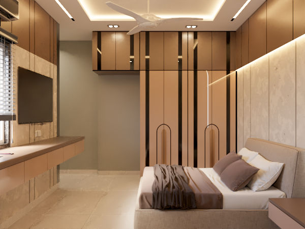 Beige Wardrobe Bedroom