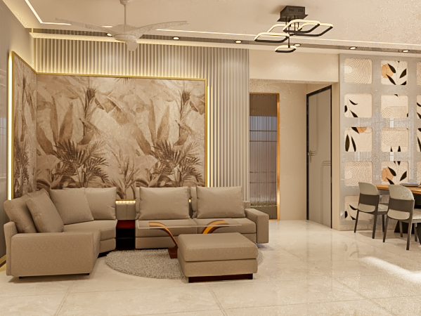 Tropical Mural Lounge